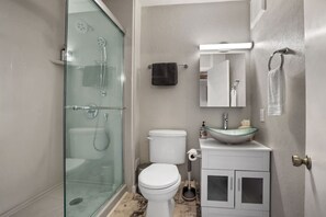 Sèche-cheveux, shampoing, papier toilette