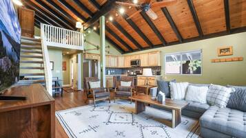 Télévision, cheminée