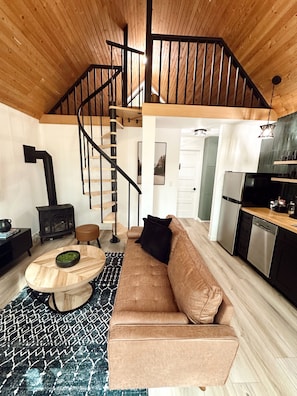 TV connectée, cheminée