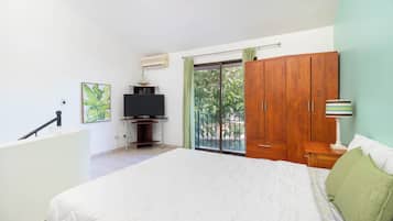 2 bedrooms, in-room safe, iron/ironing board, WiFi