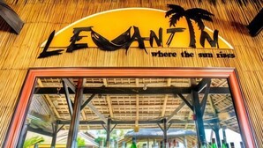 A storefront with a sign reading "LeAntin" and "where the sun rises". - Levantin Boracay (Boracay Island)