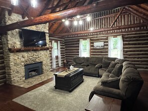Smart-TV, Kamin, Videospiele