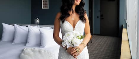 Premium bedding, free WiFi, bed sheets