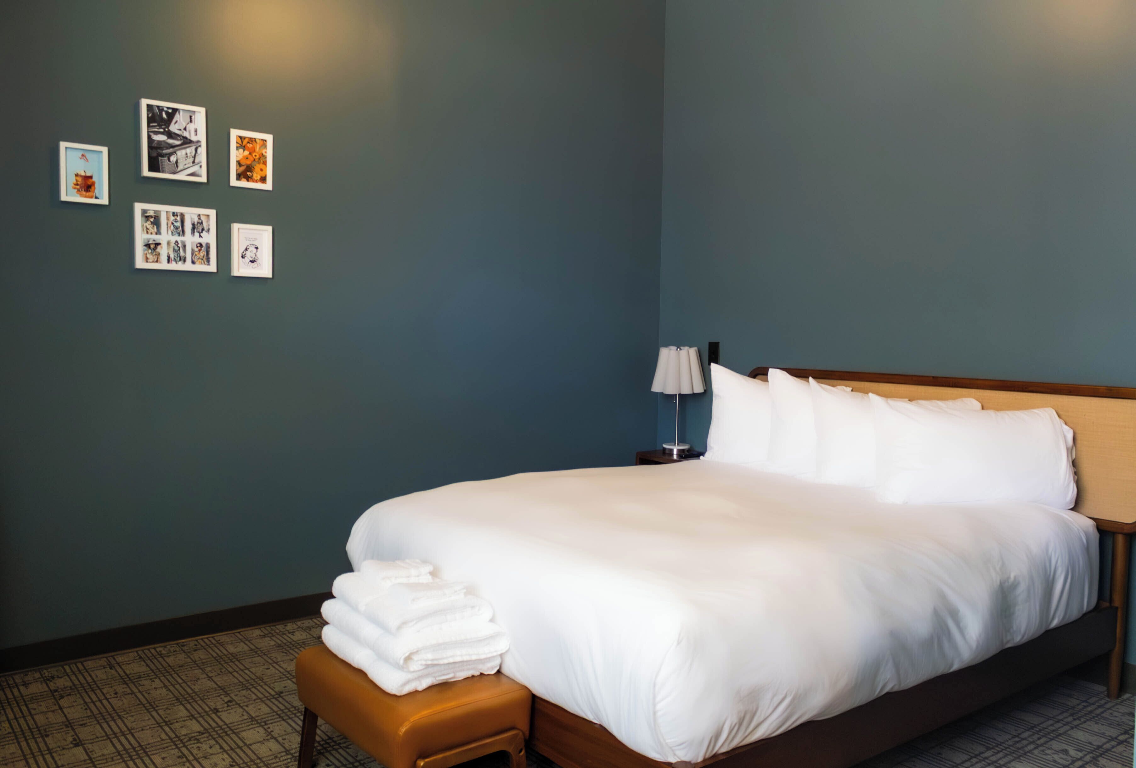 룸, 퀸사이즈침대 1개 | 고급 침구, 무료 WiFi, 침대 시트