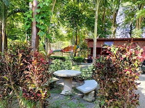 Superior Double or Twin Room, Multiple Beds, Patio, Garden View | Laptop workspace, free WiFi - Hotel Nature Lodge (Cahuita)