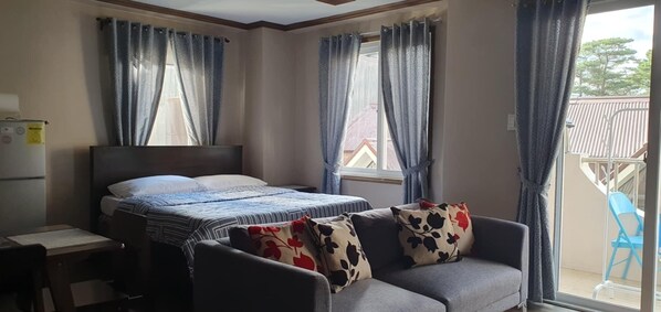 1 chambre, fer et planche à repasser, Wi-Fi, draps fournis