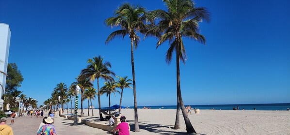 On the beach