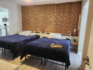 2 habitaciones, tabla de planchar con plancha, wifi y ropa de cama