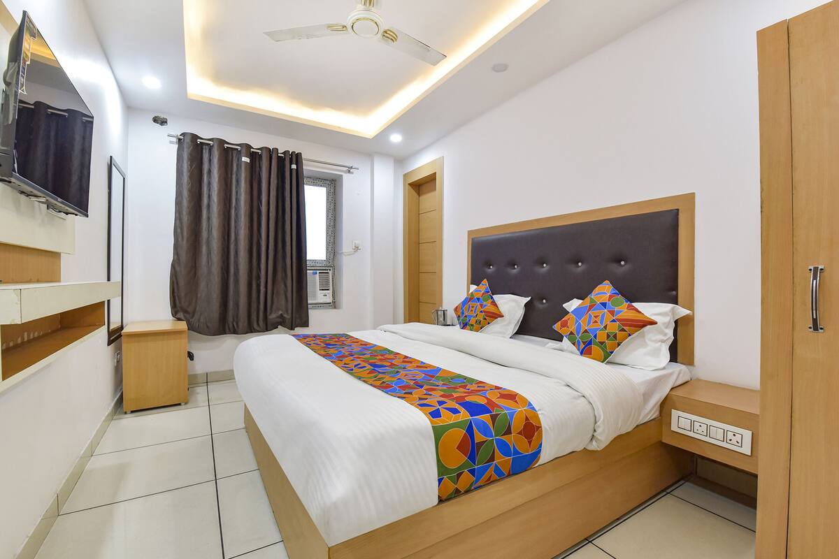 Phòng Deluxe | Bộ trải giường bằng vải cotton Ai Cập, bộ đồ giường cao cấp