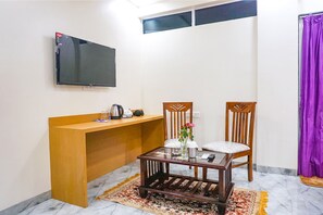 28-inch LCD TV with cable channels - Fabhotel Falcon Executive (Pune)