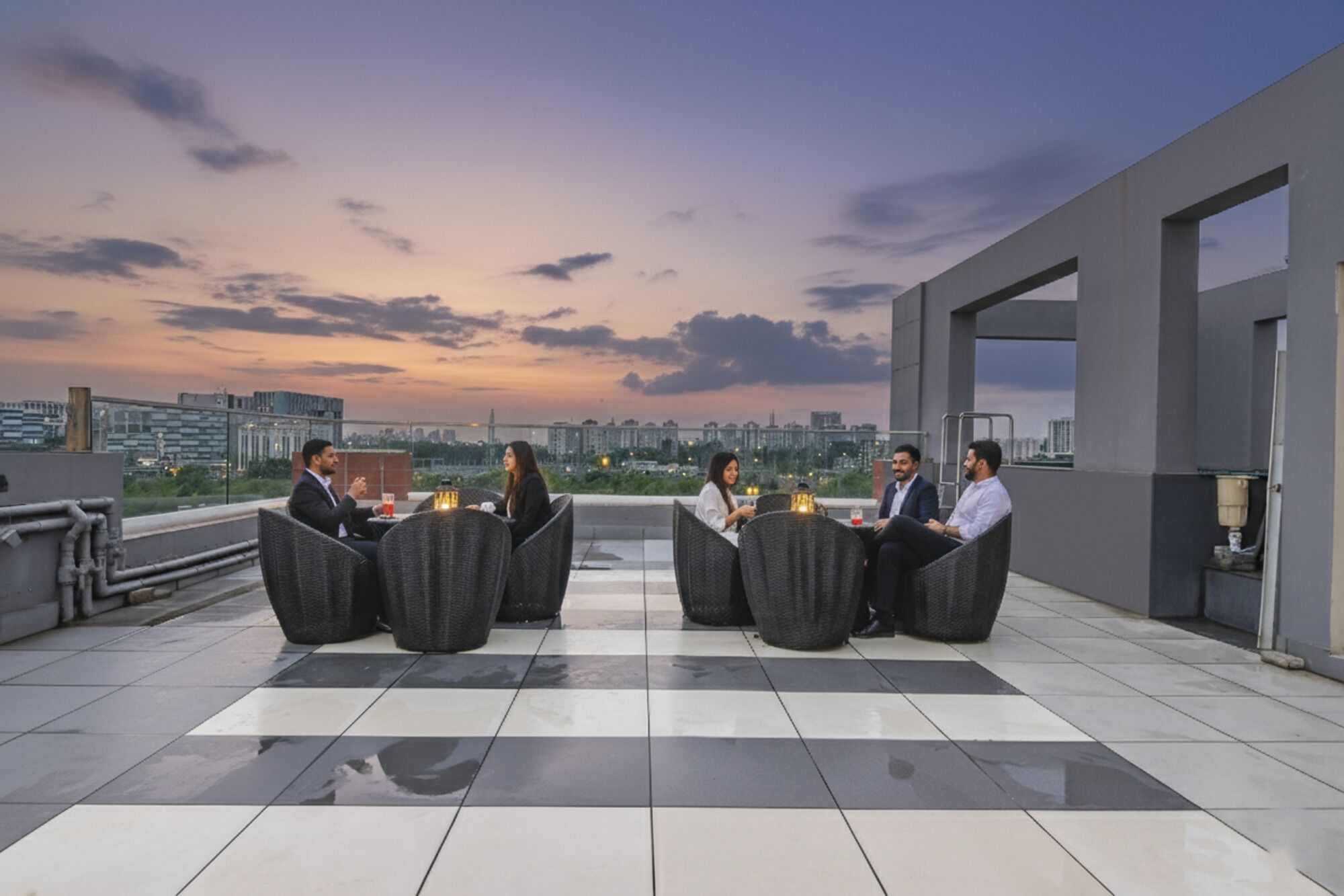 Terraço na cobertura