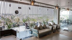 Sitteområde i lobbyen