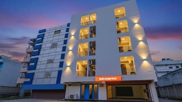 Façana frontal de l'allotjament