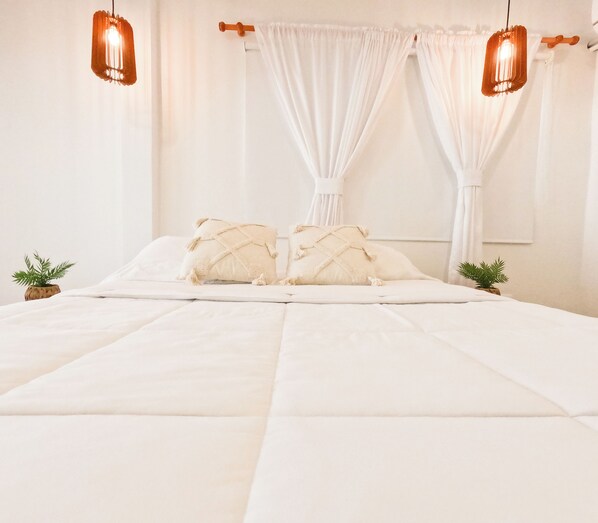 1 chambre, fer et planche Ă repasser, Wi-Fi, literie fournie
