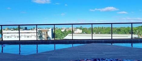 Indoor pool, outdoor pool