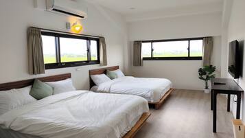 Casa conforto, vista para o pátio, de frente para o oceano | 5 quartos, frigobar (abastecido com itens grátis), Wi-Fi de cortesia