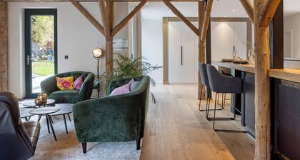 Ferienhaus 'Ferienhaus Buwesch 13' mit privater Terrasse, Gemeinschaftsgarten und Wi-Fi