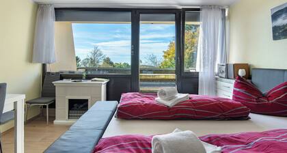 Ferienwohnung 'Appartement Feuersalamander' mit Bergblick, Gemeinschaftsgarten und Wi-Fi