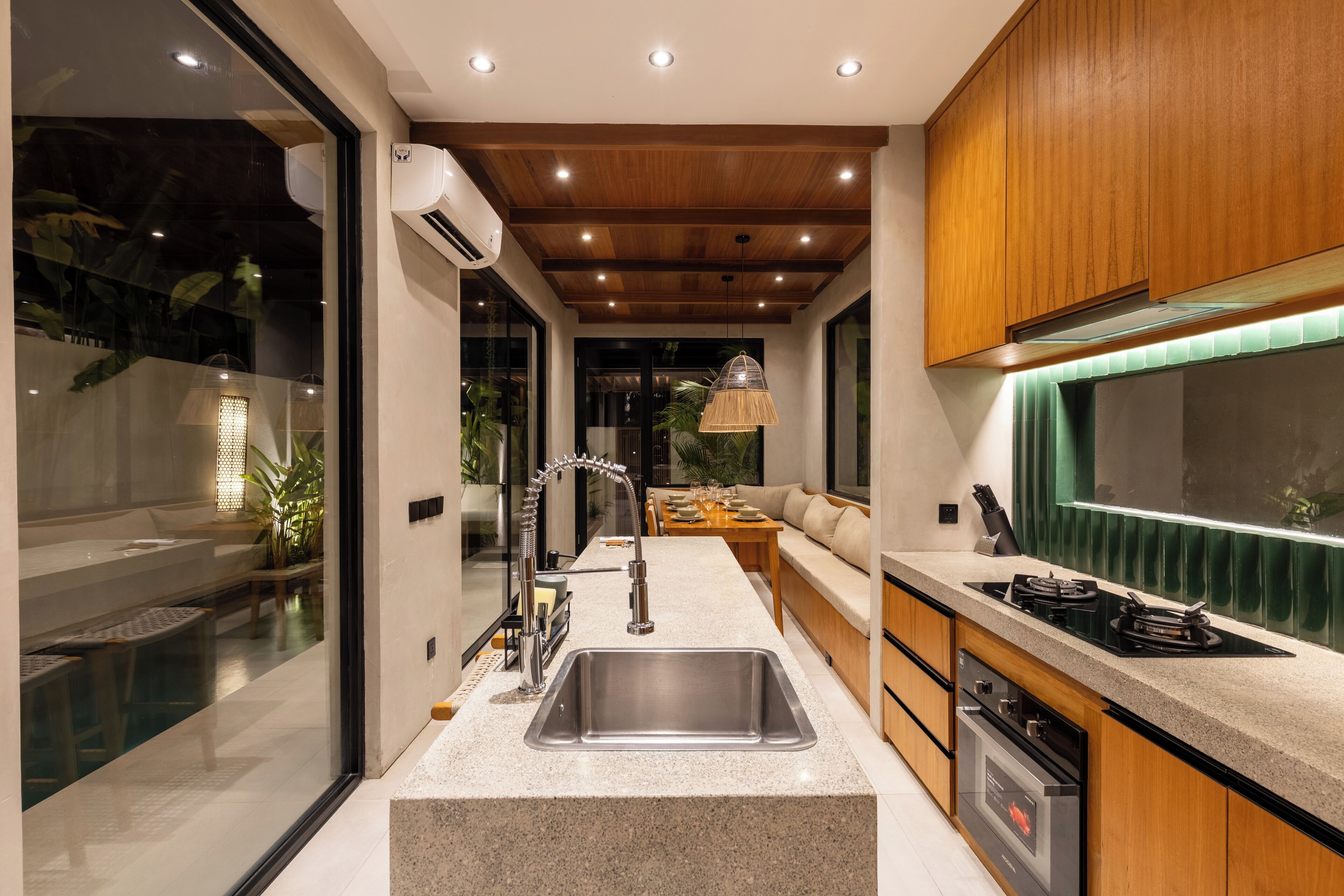 Villa, 2 habitaciones | Cocina privada | Hervidor eléctrico