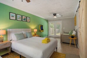 5 bedrooms, iron/ironing board, travel cot, free WiFi