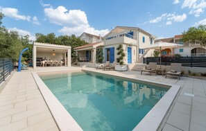 Una piscina riscaldata