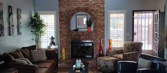 3-bedroom home with AC refrigeration unit, WiFi, garage plus carport.