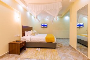 Kamar Double Deluks | Meja kerja, ruang kerja ramah laptop, dan Wi-Fi gratis