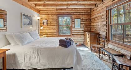 Lakefront Log Cabin w/ Dreamy Waterfront Patio!