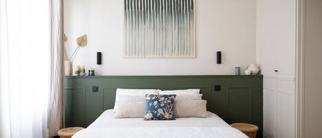 2 soverom, strykejern/-brett, reiseseng for barn og wi-fi (inkludert)