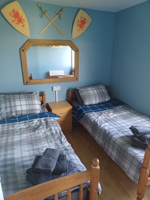 2 bedrooms, in-room safe, iron/ironing board, WiFi