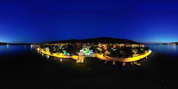 Blick von der Unterkunft