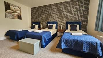 2 bedrooms, iron/ironing board, free WiFi, bed sheets