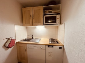 Fridge, oven, dishwasher, coffee/tea maker - Charming 2-room apt for 5, balcony, elevator, direct ski access - Vallandry (Peisey-Vallandry)
