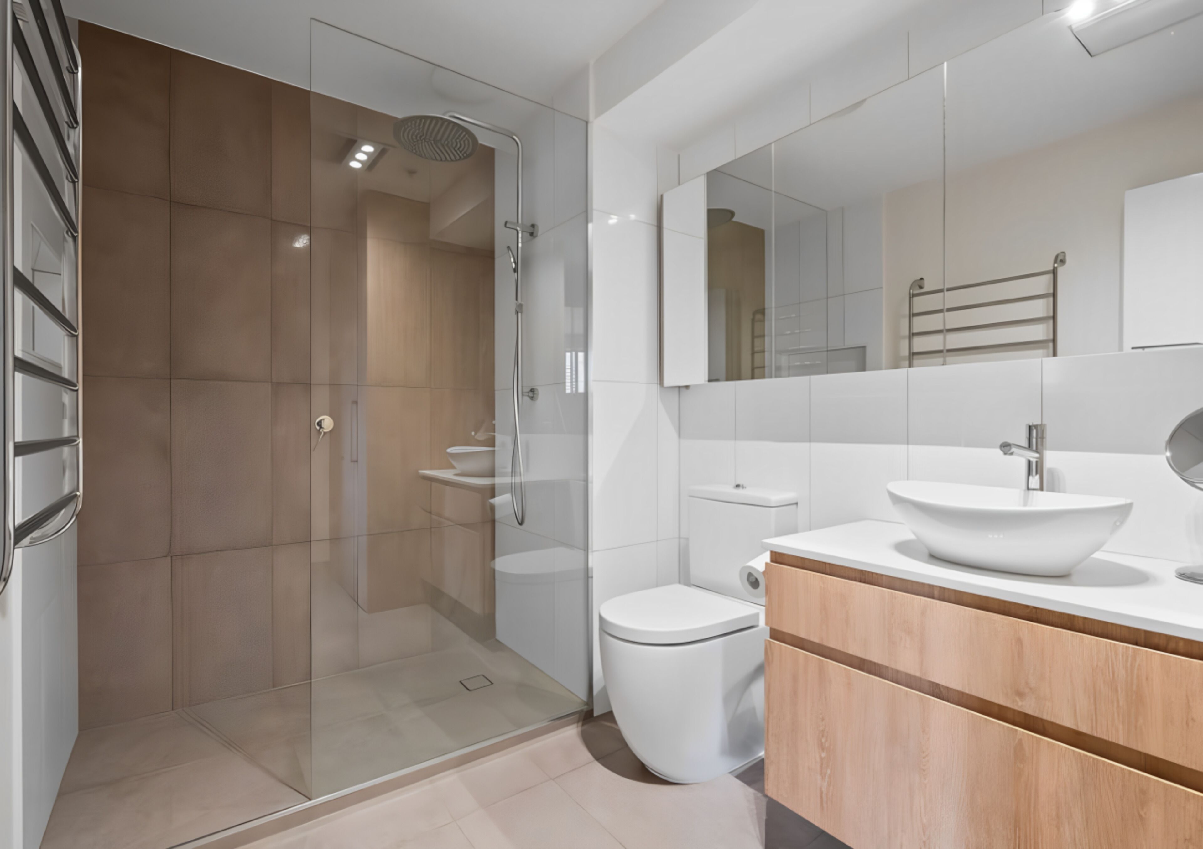 Apartamento superior | Banheiro | Banheira e chuveiro separados, secador de cabelo, toalhas de banho 