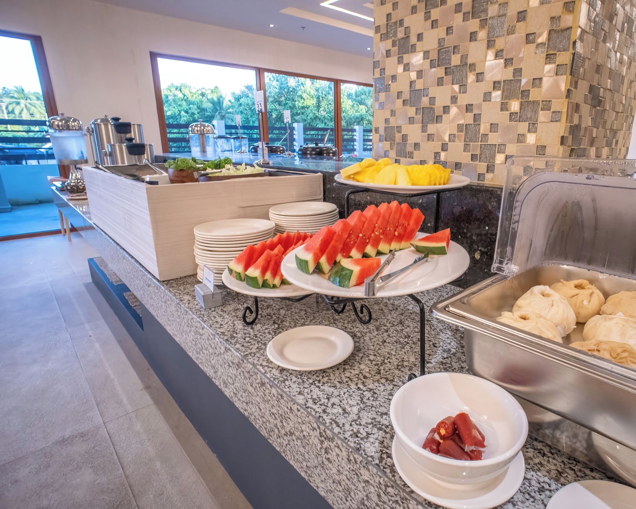 Desayuno buffet todos los días (con cargo)