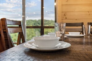 Dining - New Build! Beautiful Views, Indoor Heated Pool, Hot Tub, Theater, Game Room (Sevierville)
