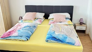 1 bedroom, iron/ironing board, free WiFi, bed sheets