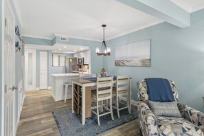 Condo, Multiple Beds, Balcony, Garden View (Forest Beach Villa) | Private kitchen | Fridge, microwave, oven, stovetop - Forest Beach Villa 2 BDR for 6 (Hilton Head Island)