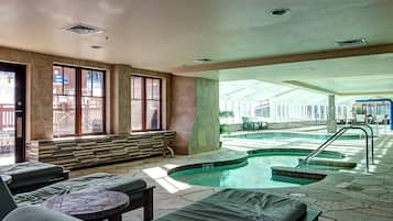 Indoor pool, a heated pool