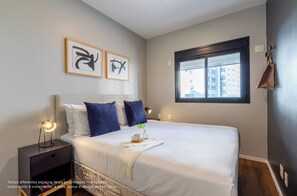 Classic Apartment | Blackout drapes, iron/ironing board, free WiFi, bed sheets - Helbor Nun Vila Nova by Viva - Apartamentos completos próximo ao Parque do Ibirapuera (São Paulo)