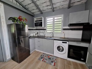 Private kitchen - Bungalow " Kaz Ixora (Les Anses-d'Arlet)