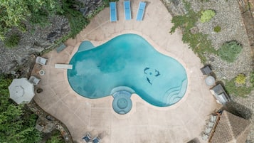 Una piscina riscaldata