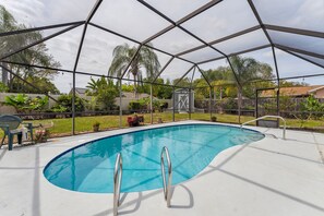 House, 3 Bedrooms | Pool | Outdoor pool, a heated pool - Port Orange Vacation Home 3 Bedroom Home by RedAwning (Port Orange)