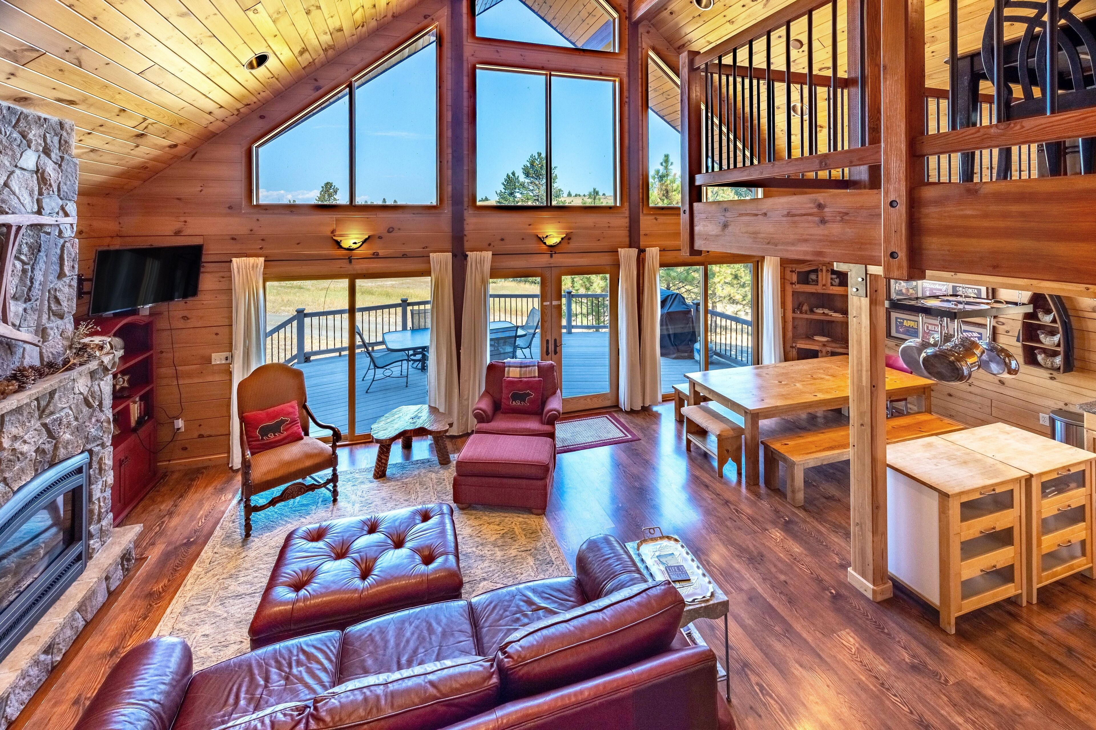 Maison, 3 chambres | Coin séjour