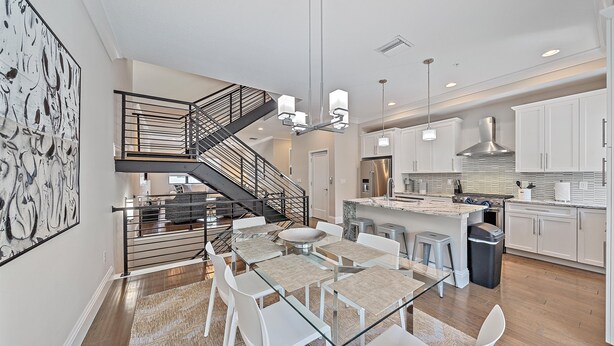 Townhome, 2 Bedrooms | Private kitchen | Coffee/tea maker, fridge, oven, toaster - Cityscape Retreat 2 Bedroom Townhouse by RedAwning (Sarasota)