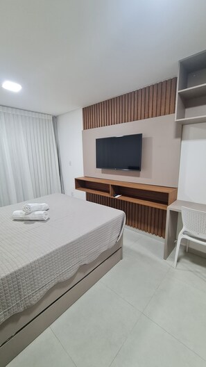 Comfort Studio, Balcony, City View | Laptop workspace, blackout curtains, free WiFi - Flat Ofurô 17 VP by La Playa (Ipojuca)