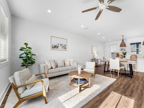 House, Multiple Beds, Pool Access (Coastal Haven C - No Pets Allowed) | Living area | 42-inch TV with cable channels - Coastal Haven C by Resort Collection (Panama City Beach)