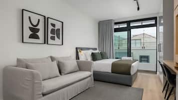 In-room safe, iron/ironing board, Internet, bed sheets