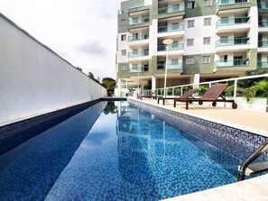 Pool - Apartment in Saint Martin - REF 0122 By Temporada Férias (Ubatuba)