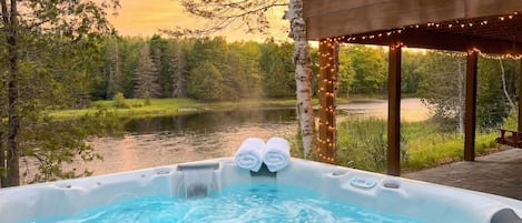 Bain à remous extérieur